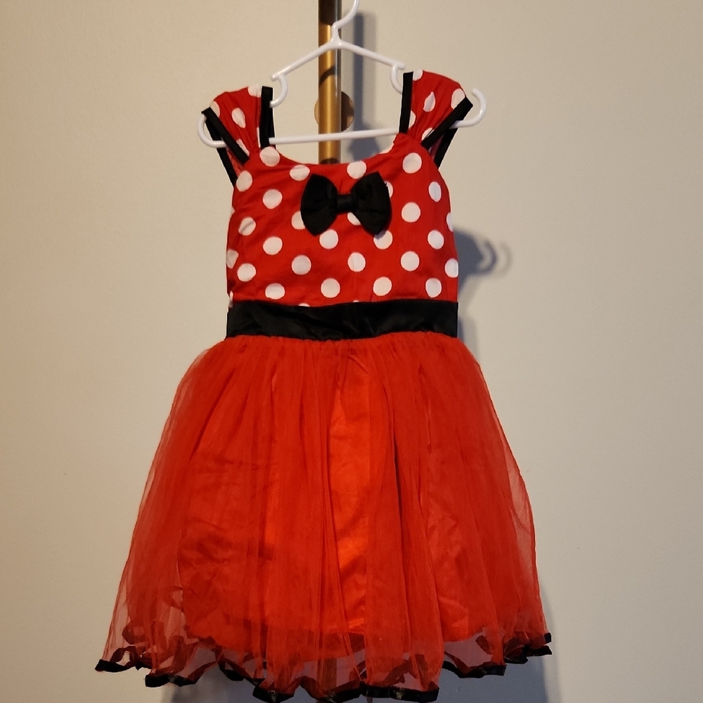 🤶2/60🤶Light Up Minnie Mouse Red Costume Dress